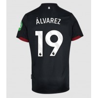 Maglia Calcio West Ham United Edson Alvarez #19 Seconda Divisa 2024-25 Manica Corta